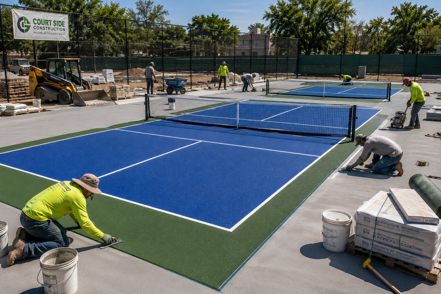 Pickleball Court Construction